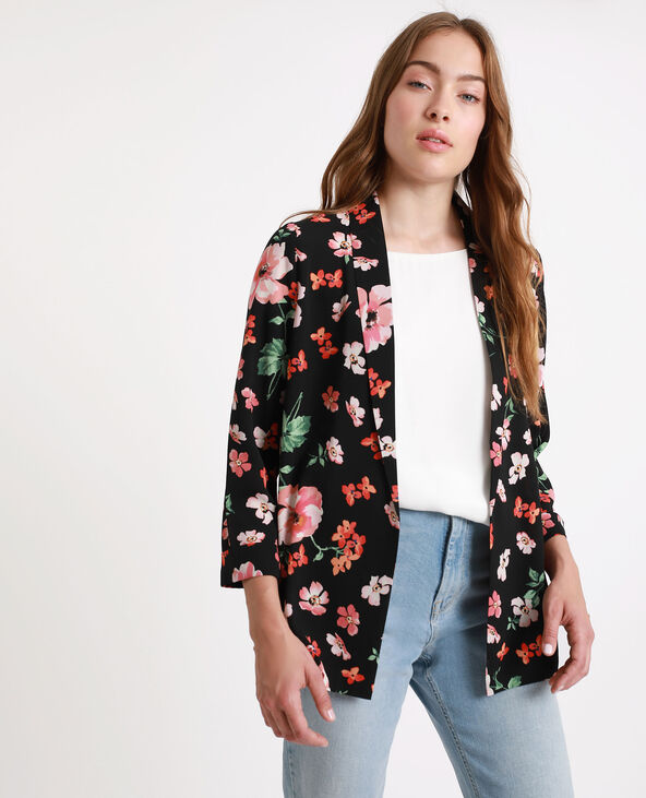 Veste fleurs