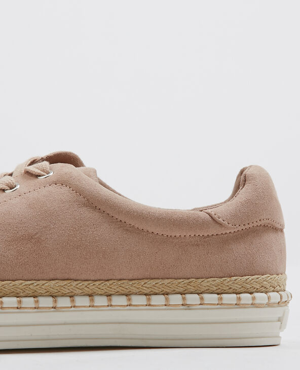Tennis compensées taupe - Pimkie