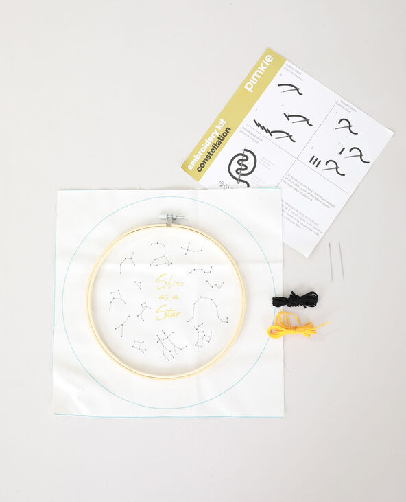 Kit de broderie constellation noir - Pimkie