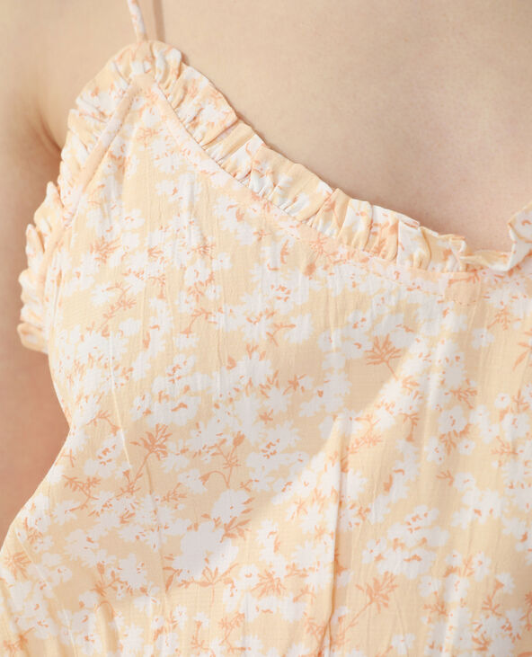 Robe fleurie écru - Pimkie