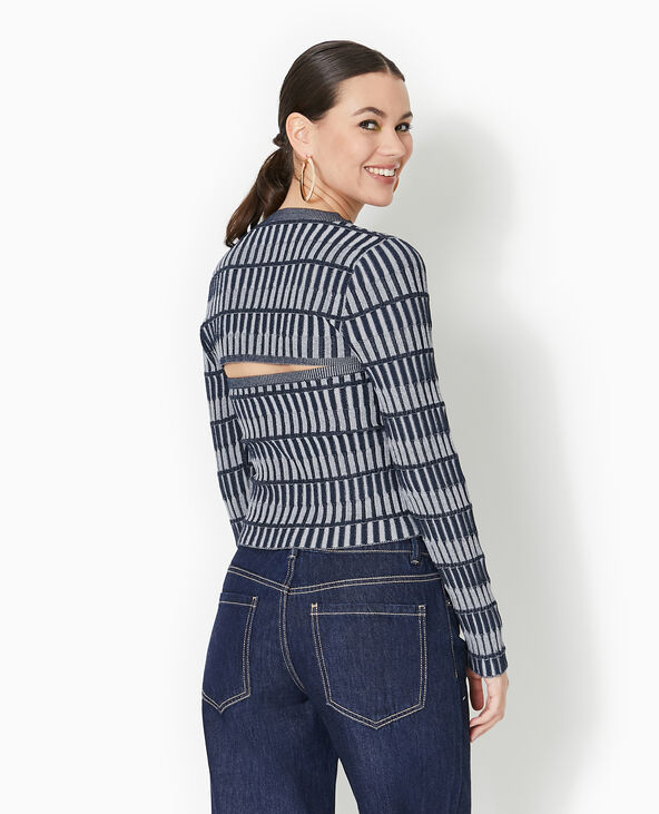Top 2 en 1 bustier et manches bleu - Pimkie