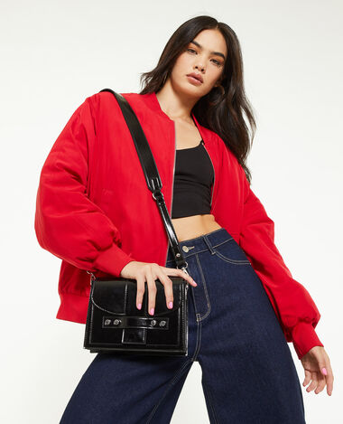 Sac boxy avec clous noir - Pimkie