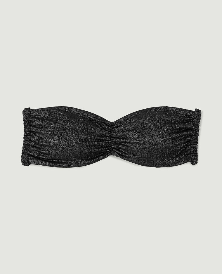 Haut de maillot de bain bandeau dos nu noir - Pimkie