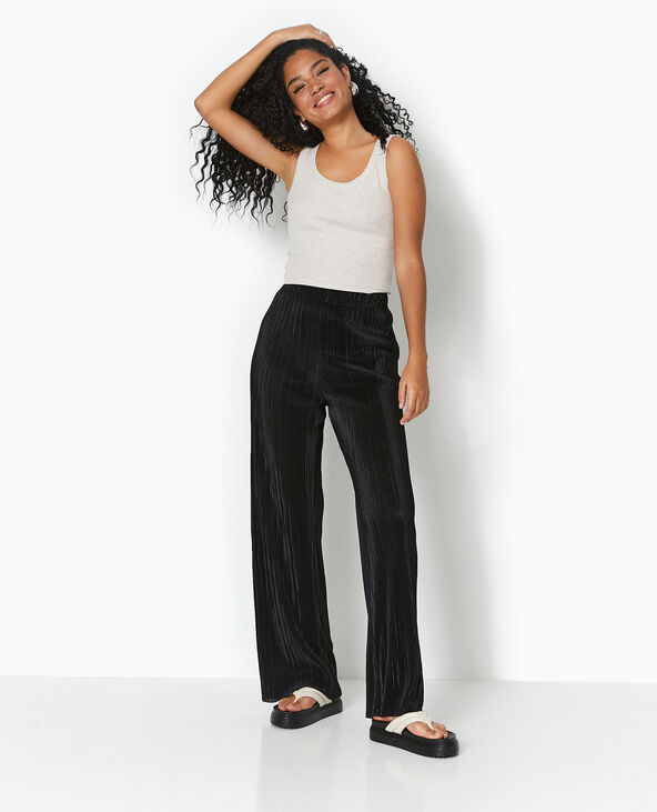 Pantalon pimkie noir on sale