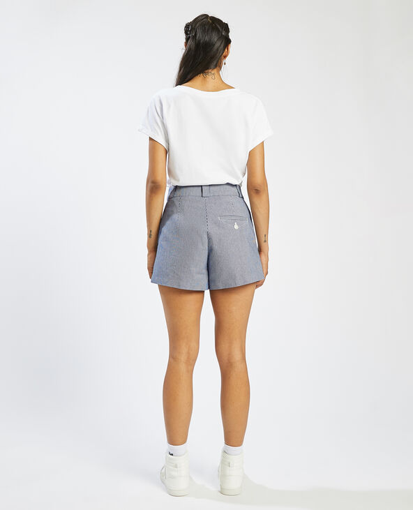 Short taille haute bleu - Pimkie
