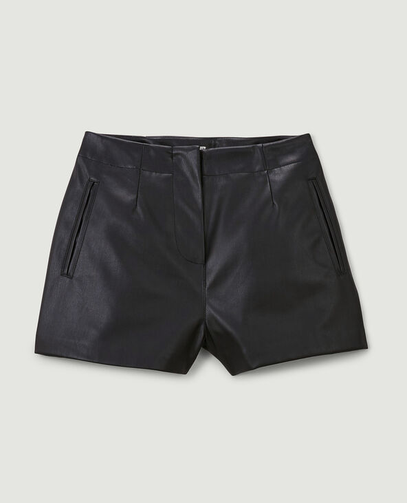 Short simili cuir noir - Pimkie