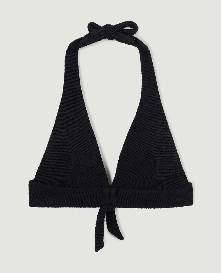 Haut de maillot triangle foulard noir - Pimkie