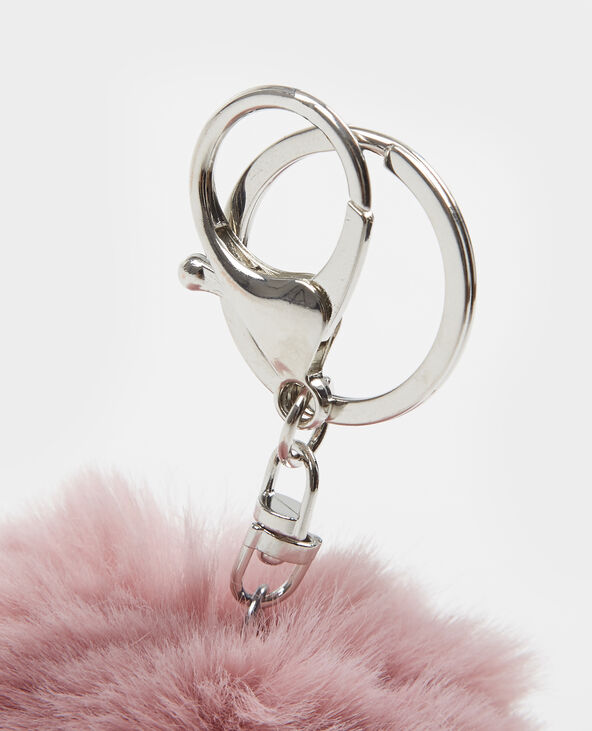 Porte-clés pompon rose clair - Pimkie