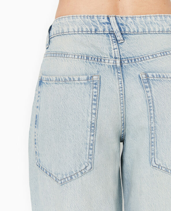 Jean baggy destroy taille regular jaune ocre - Pimkie