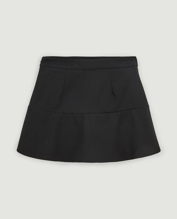 Jupe-short volantée noir - Pimkie