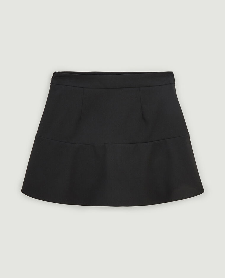 Jupe-short volantée noir - Pimkie