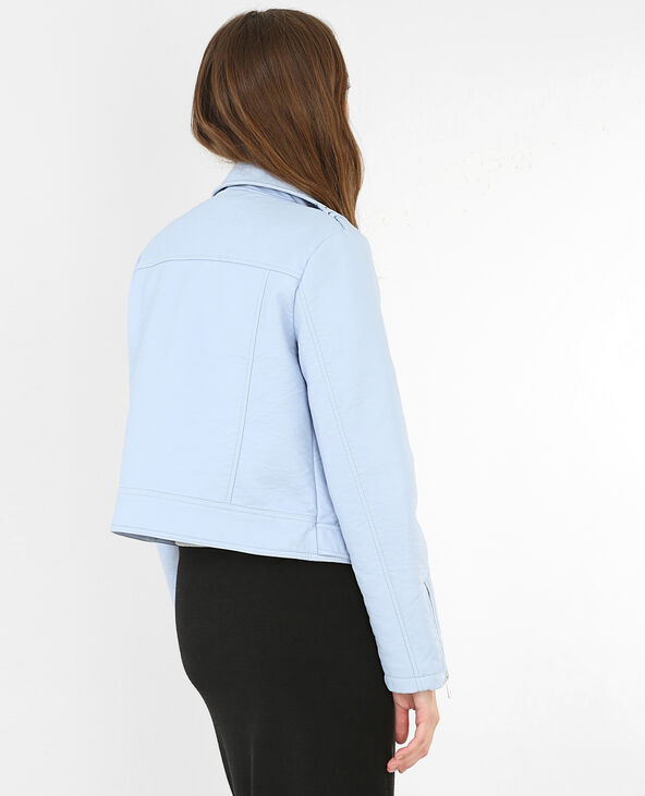 Veste biker bleu - Pimkie