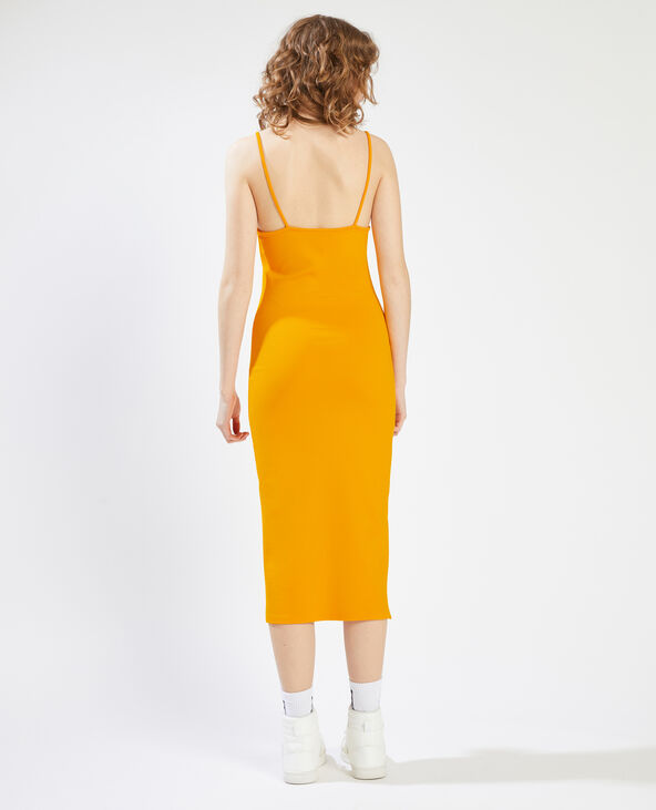 Robe tube longue orange - Pimkie