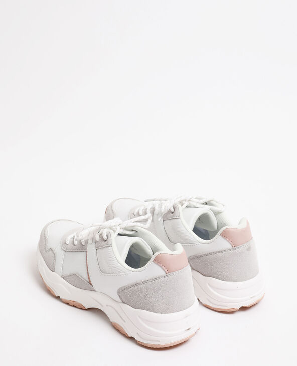 Basket esprit tennis blanc - Pimkie