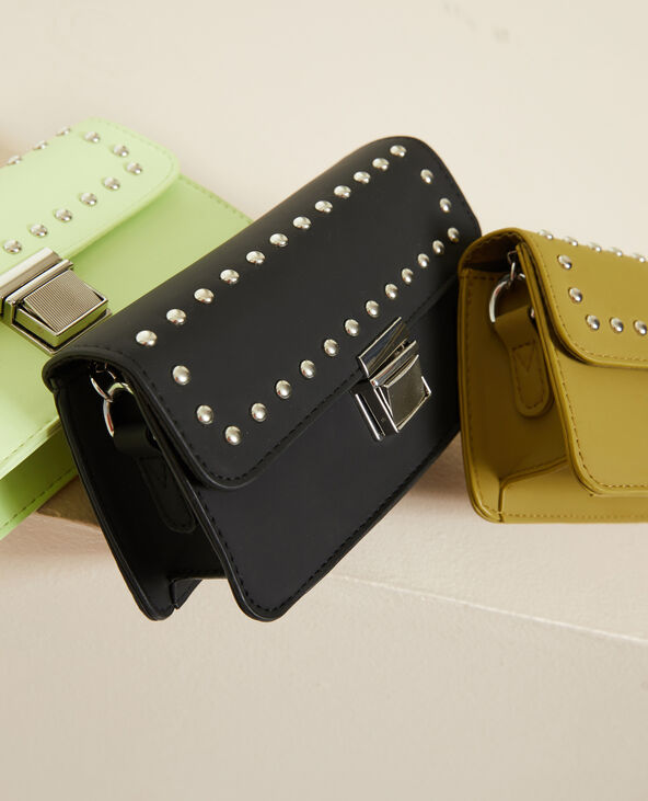 Mini sac rigide avec clous noir - Pimkie