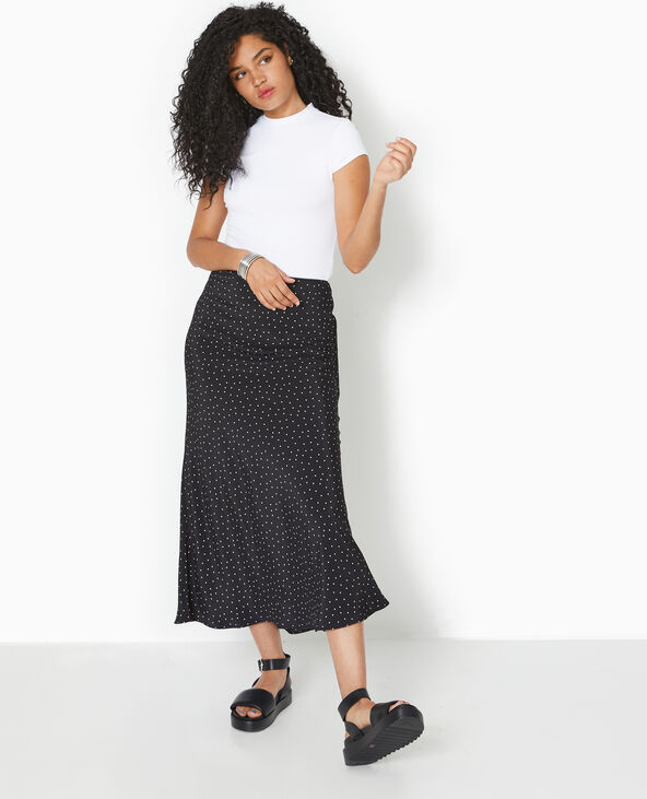 T-shirt ajusté en maille extensible blanc - Pimkie