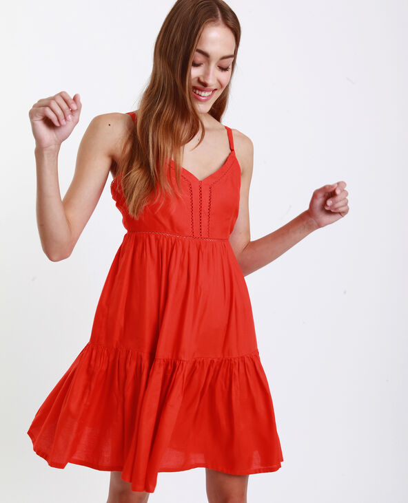 Pimkie robe orange on sale