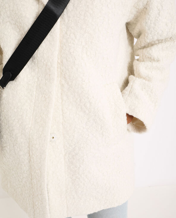 Manteau imitation mouton écru - Pimkie