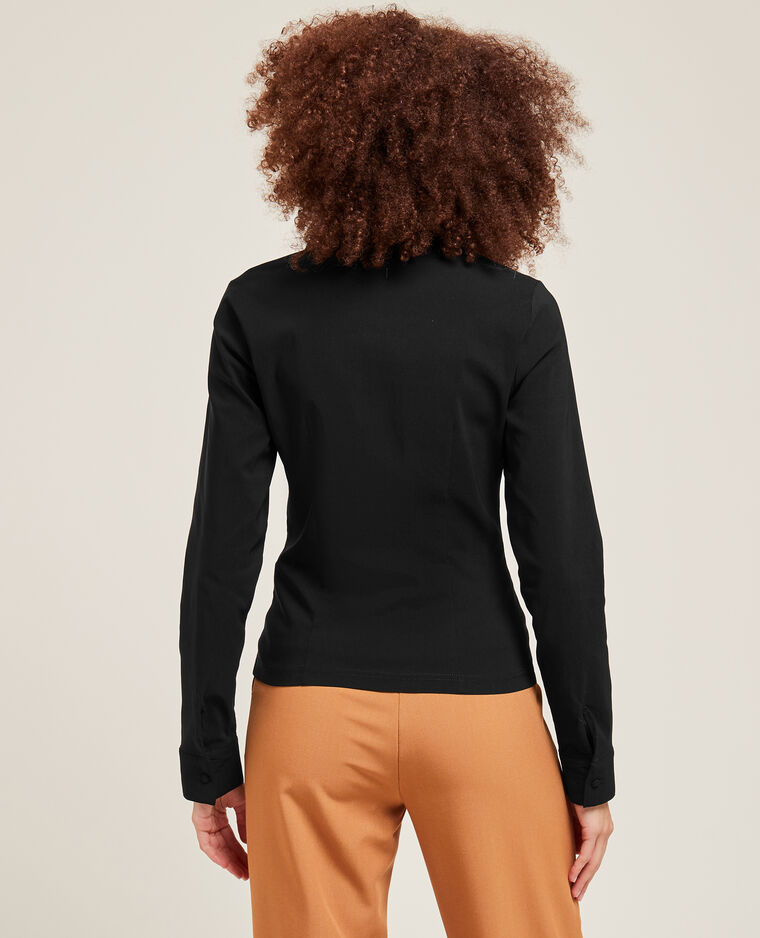 Chemise cintrée noir - Pimkie