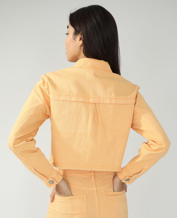 Veste en jean camel - Pimkie