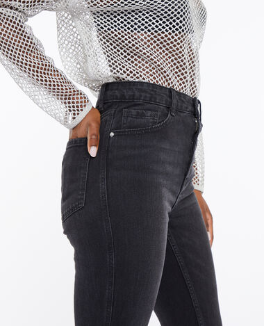 Jean flare bootcut taille haute noir - Pimkie