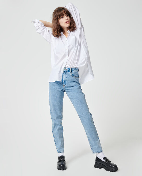 Jean mom taille haute bleu - Pimkie