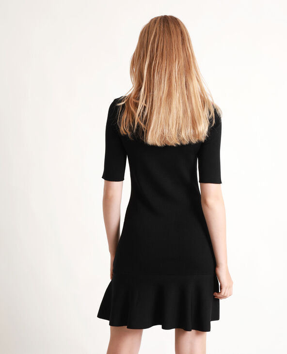 Robe à manches courtes noir - Pimkie