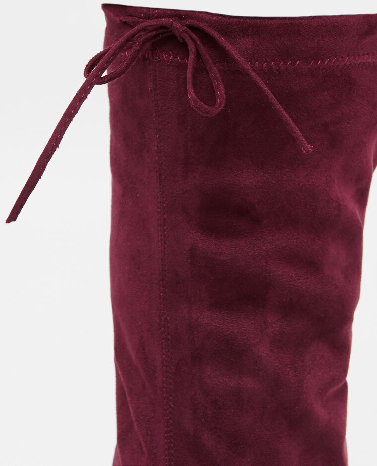Bottes cuissardes microfibre violet - Pimkie