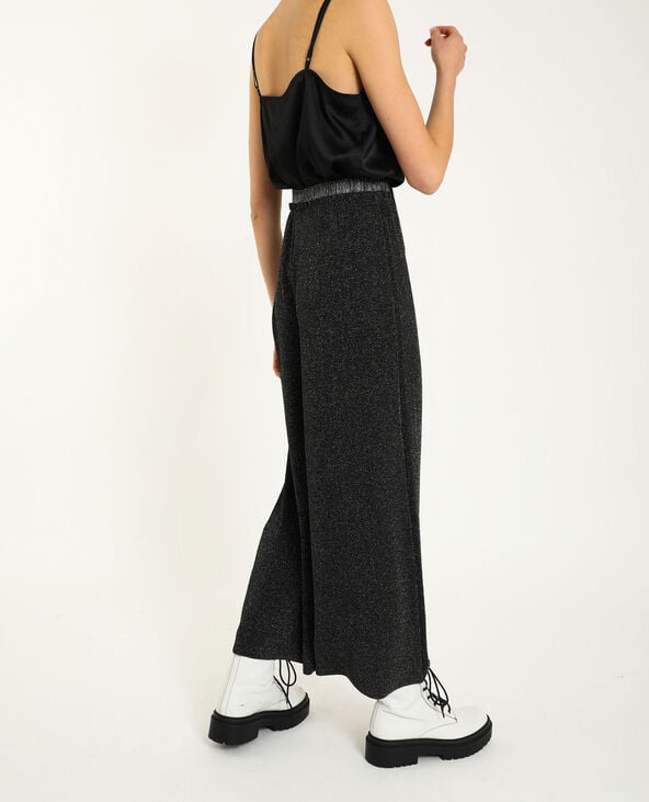 Pantalon large noir - Pimkie