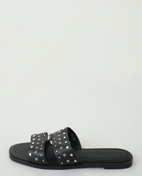 Mules cloutées noir - Pimkie
