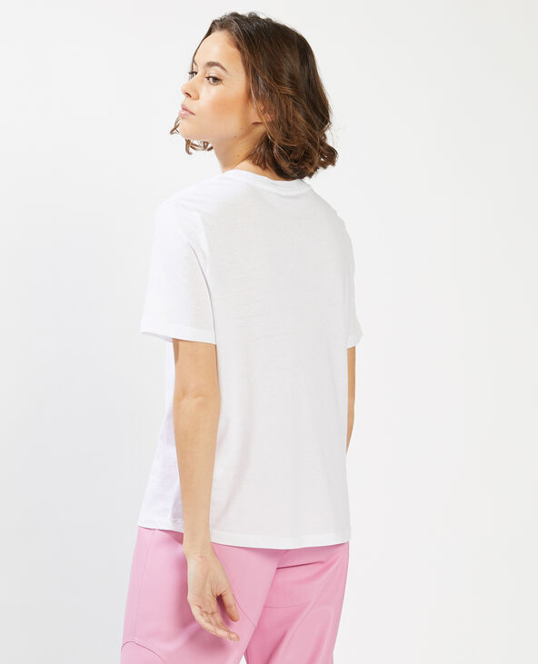 T-shirt à manches courtes blanc - Pimkie
