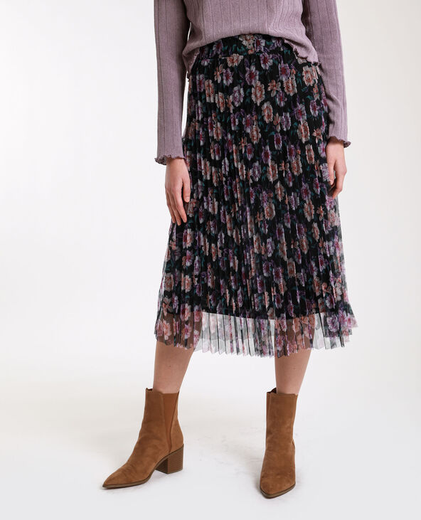 Jupe longue en tulle noir - Pimkie