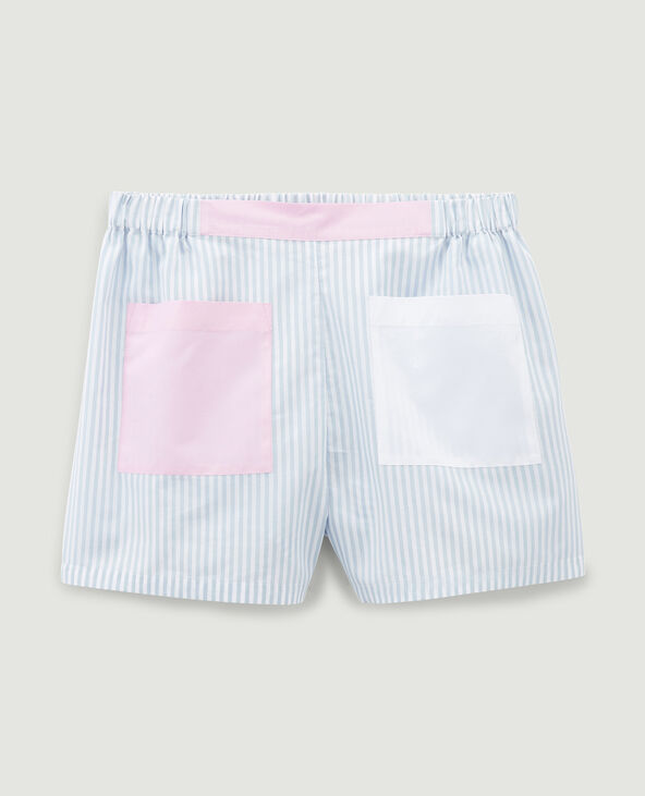 Short pyjama rayé bleu - Pimkie