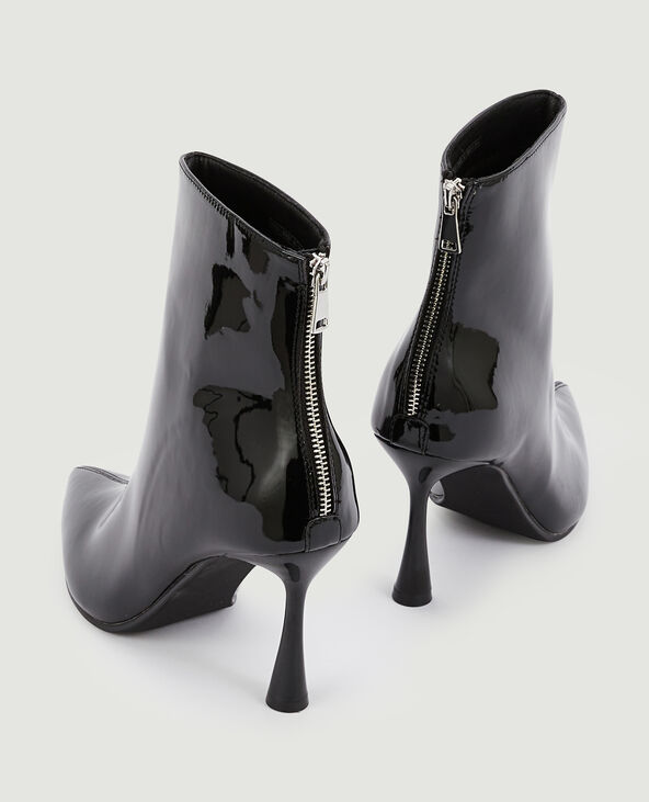 Boots pointues vernies noir - Pimkie