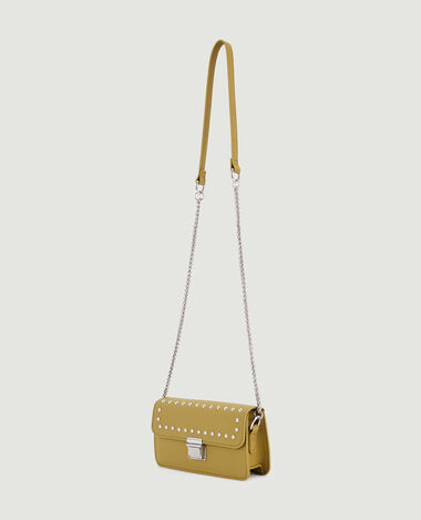 Mini sac rigide avec clous vert olive - Pimkie
