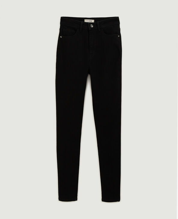 Jean skinny taille haute noir - Pimkie