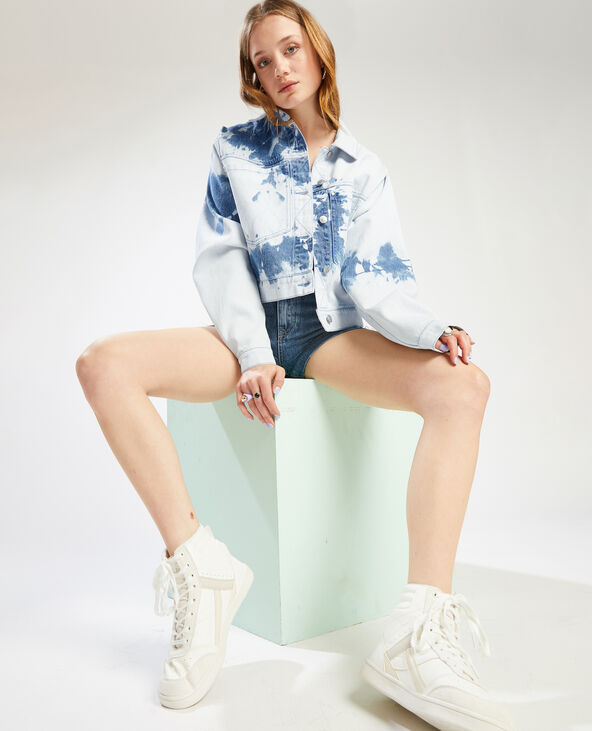 Veste jean tie and dye 2025