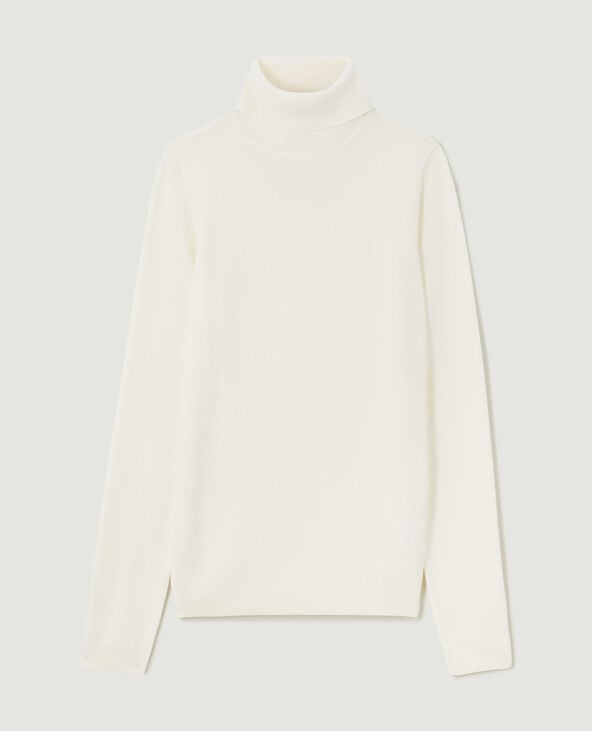 Pull à col roulé blanc - Pimkie