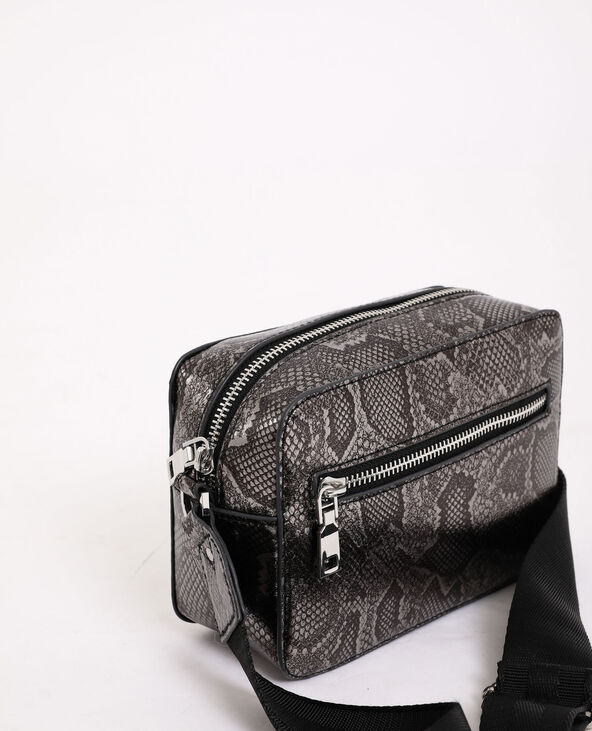 Petit sac imprimé serpent argenté - Pimkie