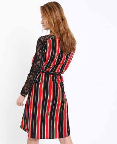 Robe Ã  rayures noir