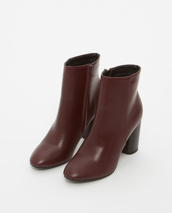 Bottines à talons violet - Pimkie
