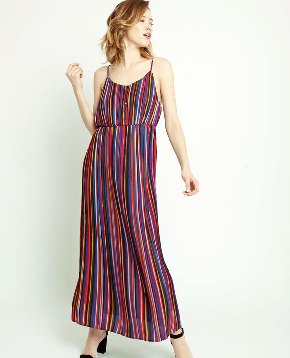 Robe longue multicolore bleu - Pimkie