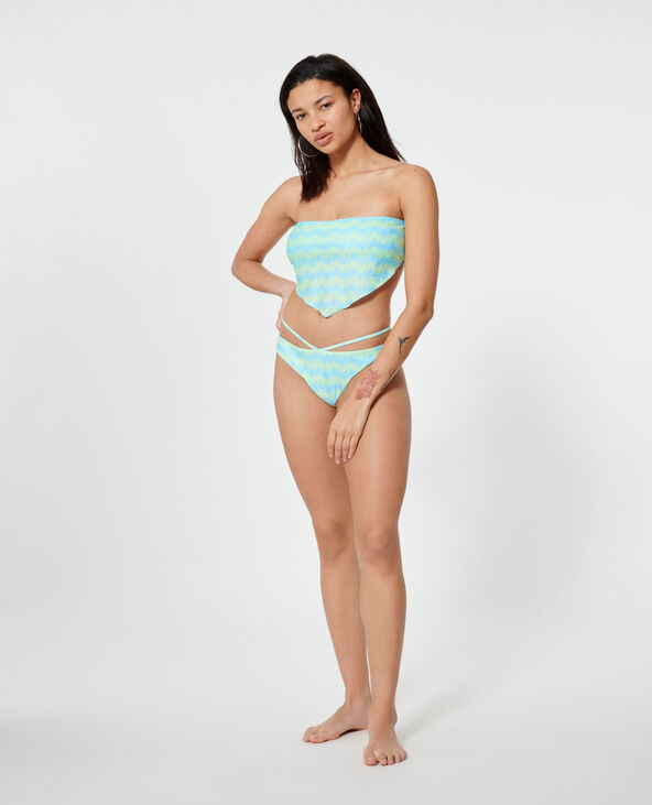Haut de maillot de bain foulard vert - Pimkie