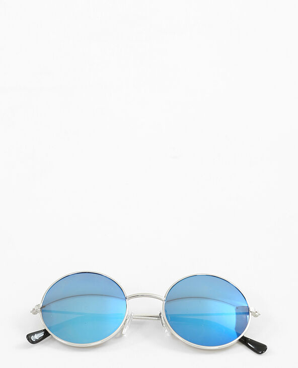 Lunettes de soleil rondes argenté - Pimkie