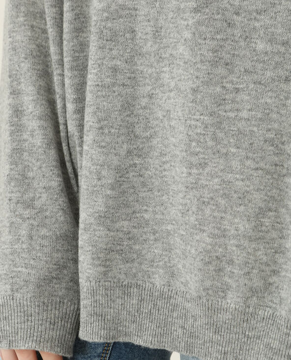 Pull long gris clair - Pimkie