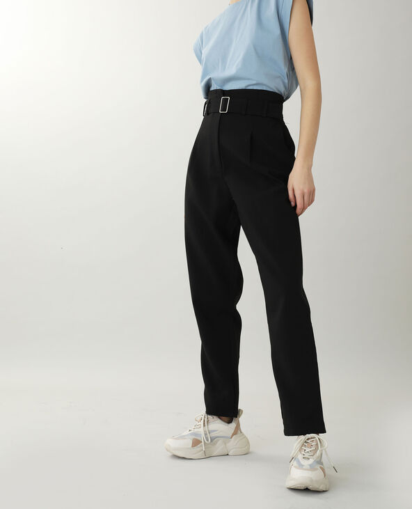 Pantalon taille haute