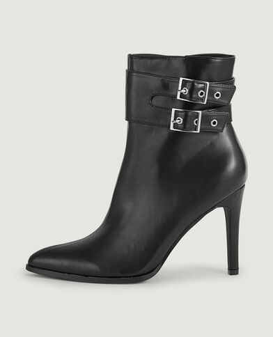 Boots talon bouts pointus noir - Pimkie
