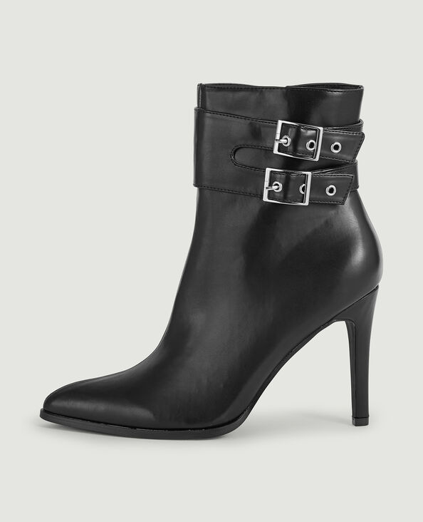 Boots talon bouts pointus noir - Pimkie