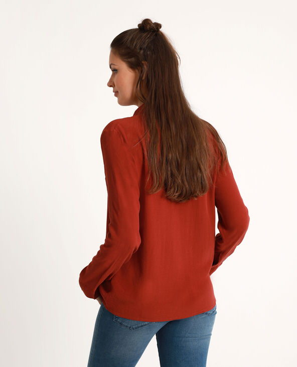 Chemise fluide marron - Pimkie
