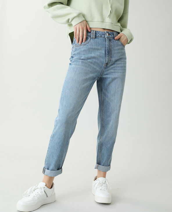 Jean mom bleu - Pimkie